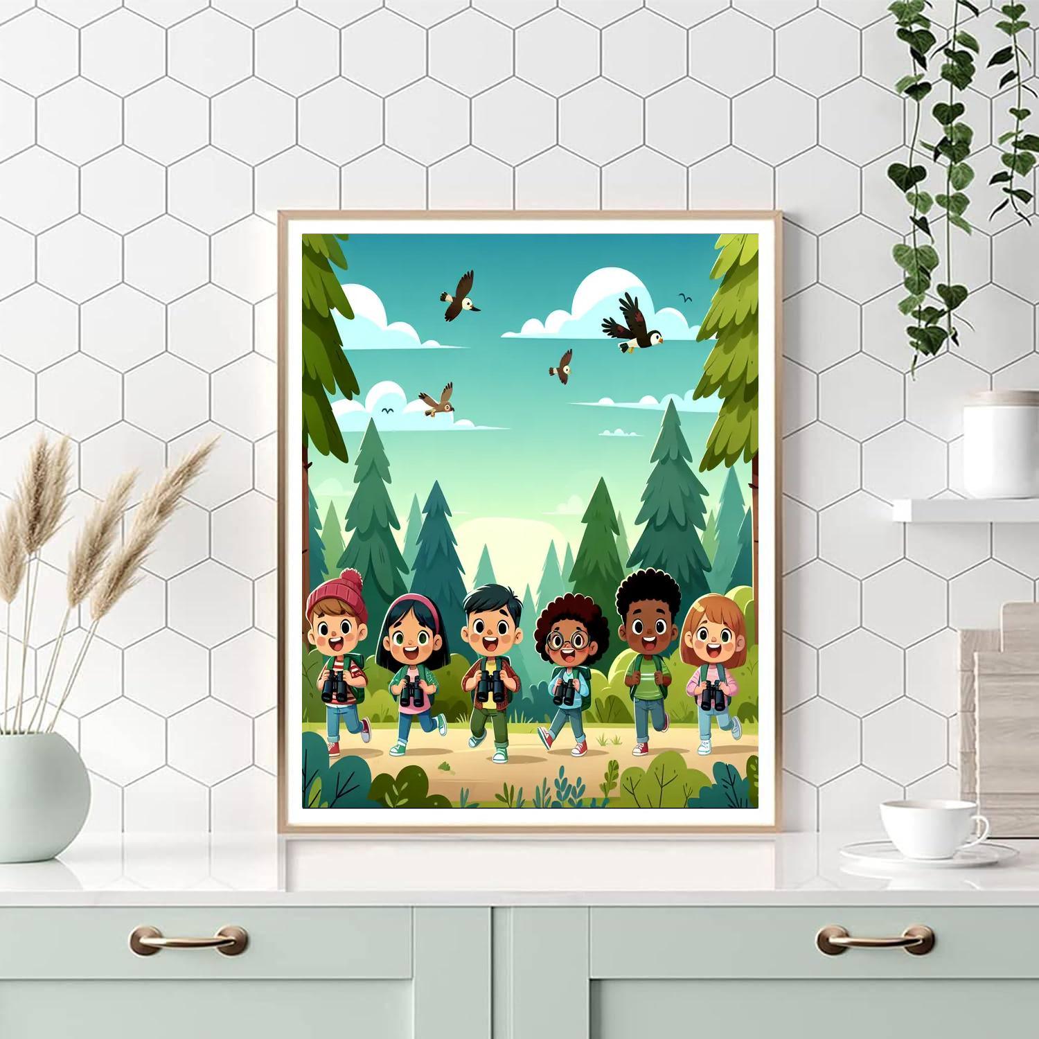Lively Nature Explorers Paint By Numbers Art
