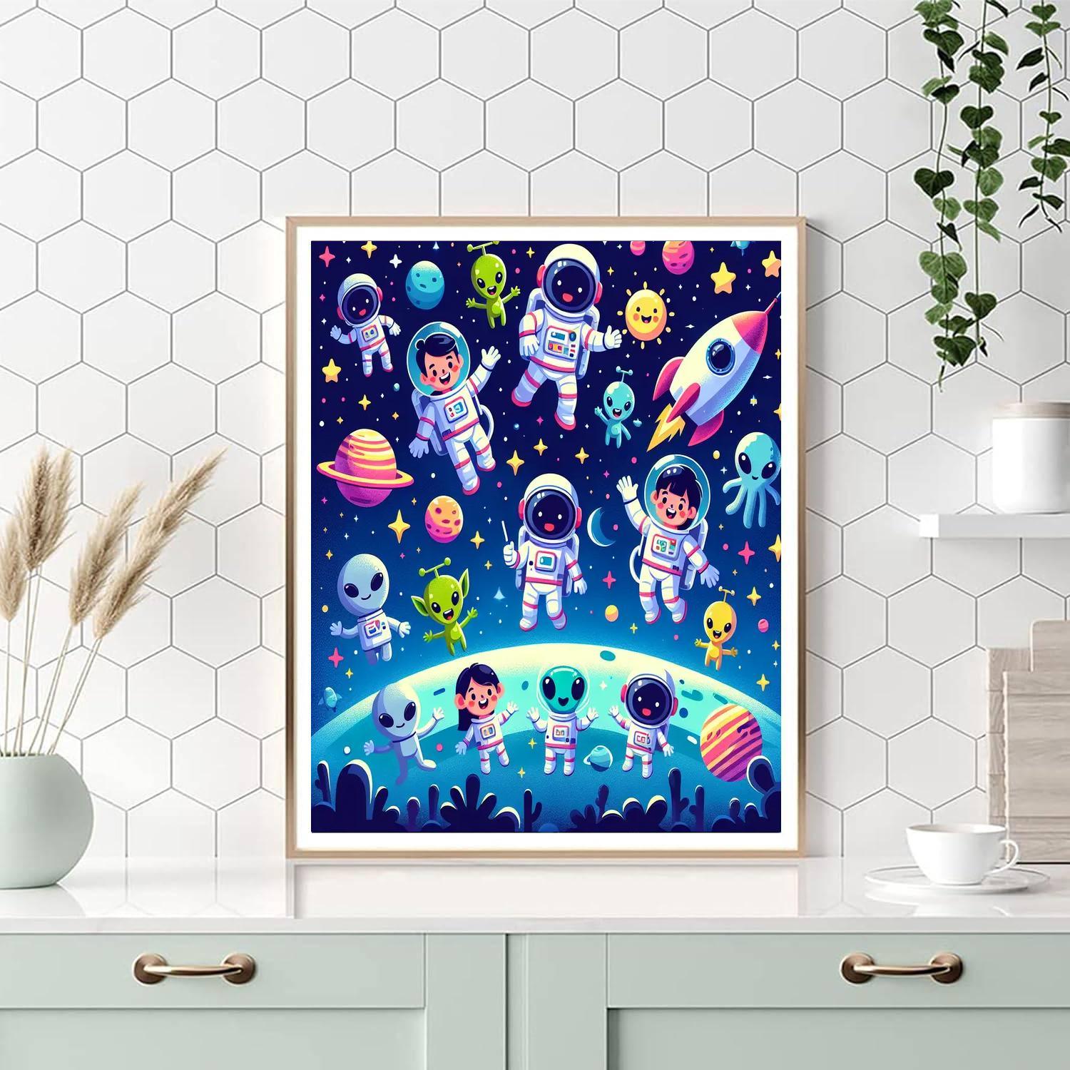 Space Adventure Squad Painting By Numbers Kit