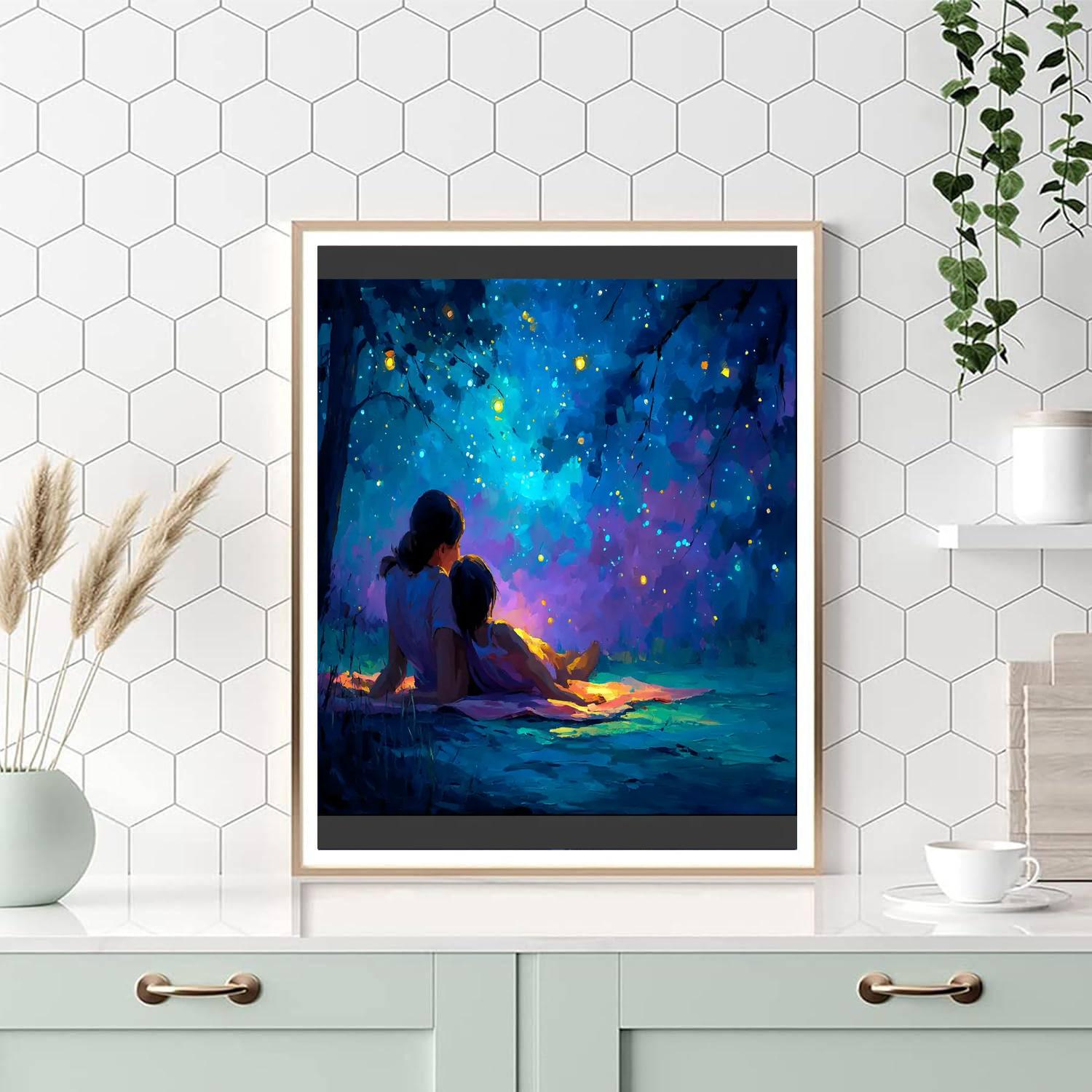 Stars Of Love Paint By Color