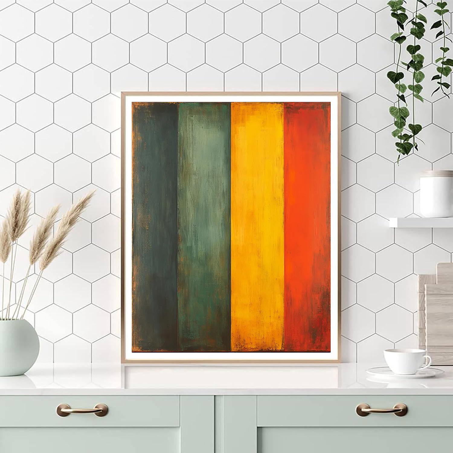 Mark Rothko Inspired Timeless Resonance  Numbered Painting Kits