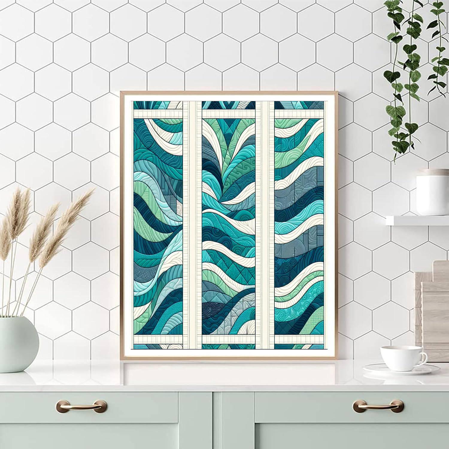 Ocean Breeze Quilt Paint By Numbers