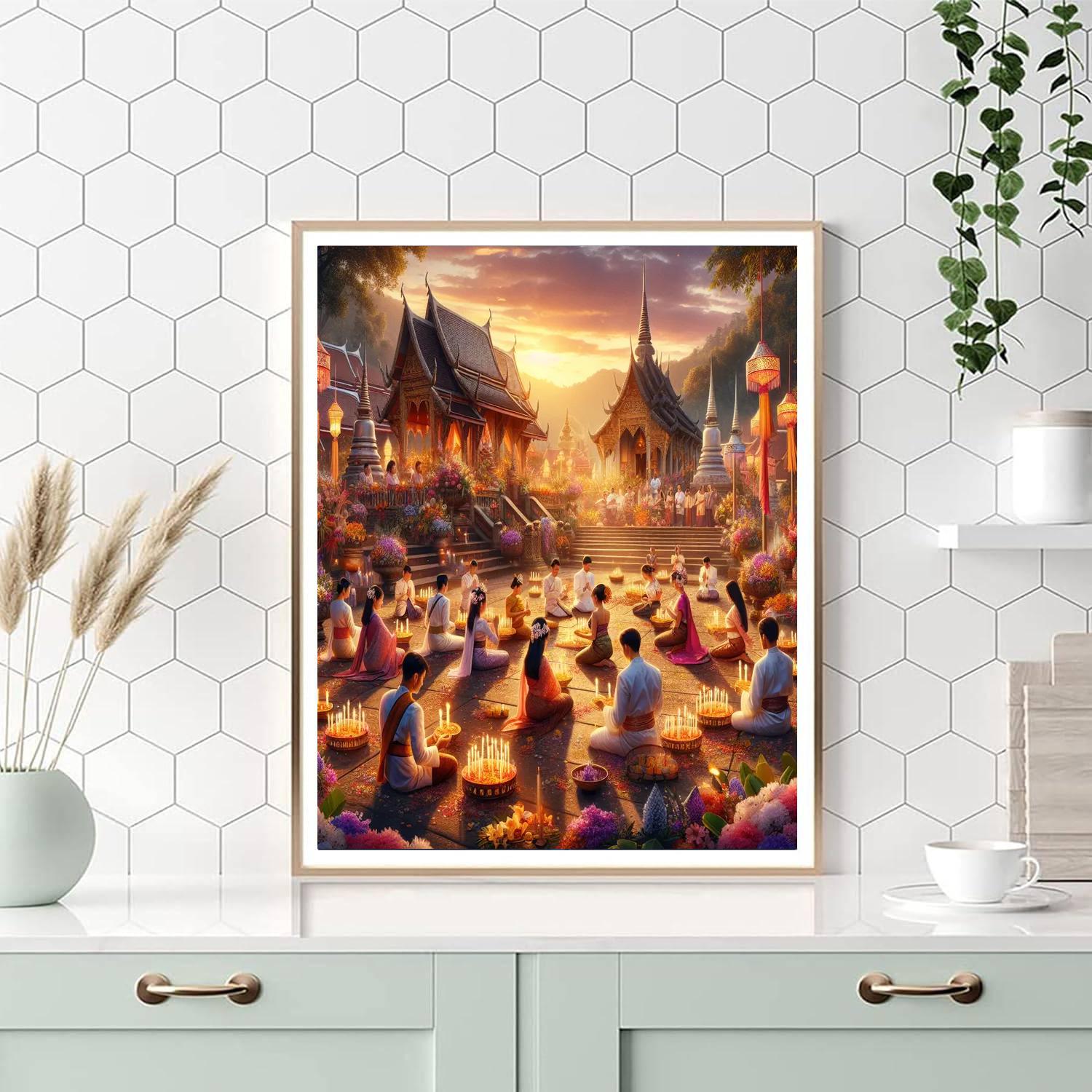 Wesak - Thailand Paint By Numbers Kits