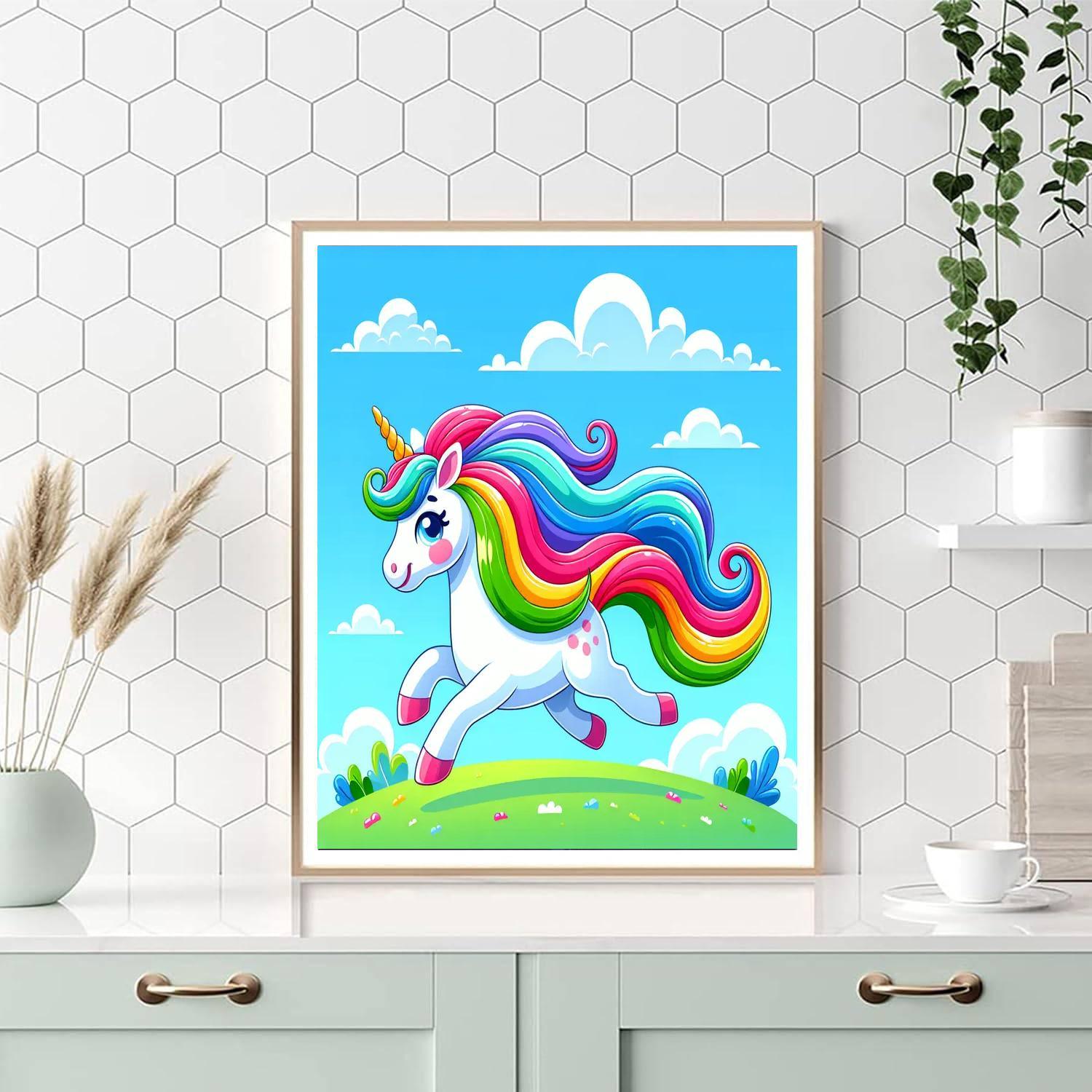 Unicorn Adventure DIY Paint By Numbers