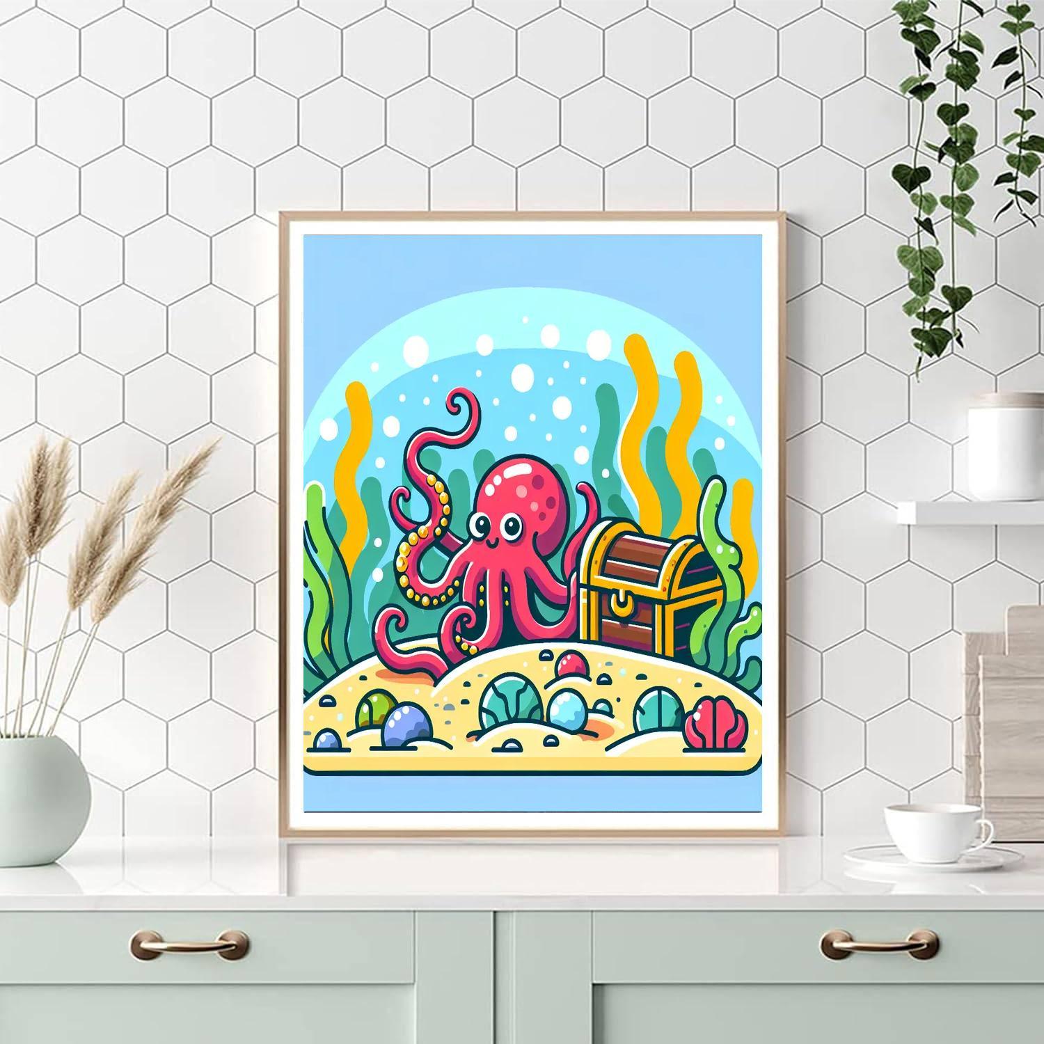 Deep Sea Wonders DIY Paint By Numbers