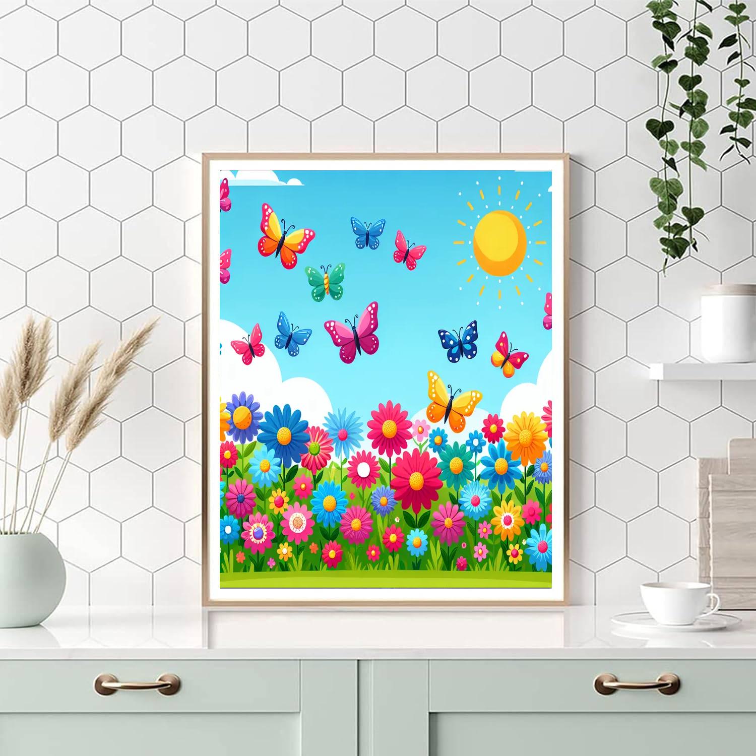 Fluttering Butterfly Wonderland Paint By Number