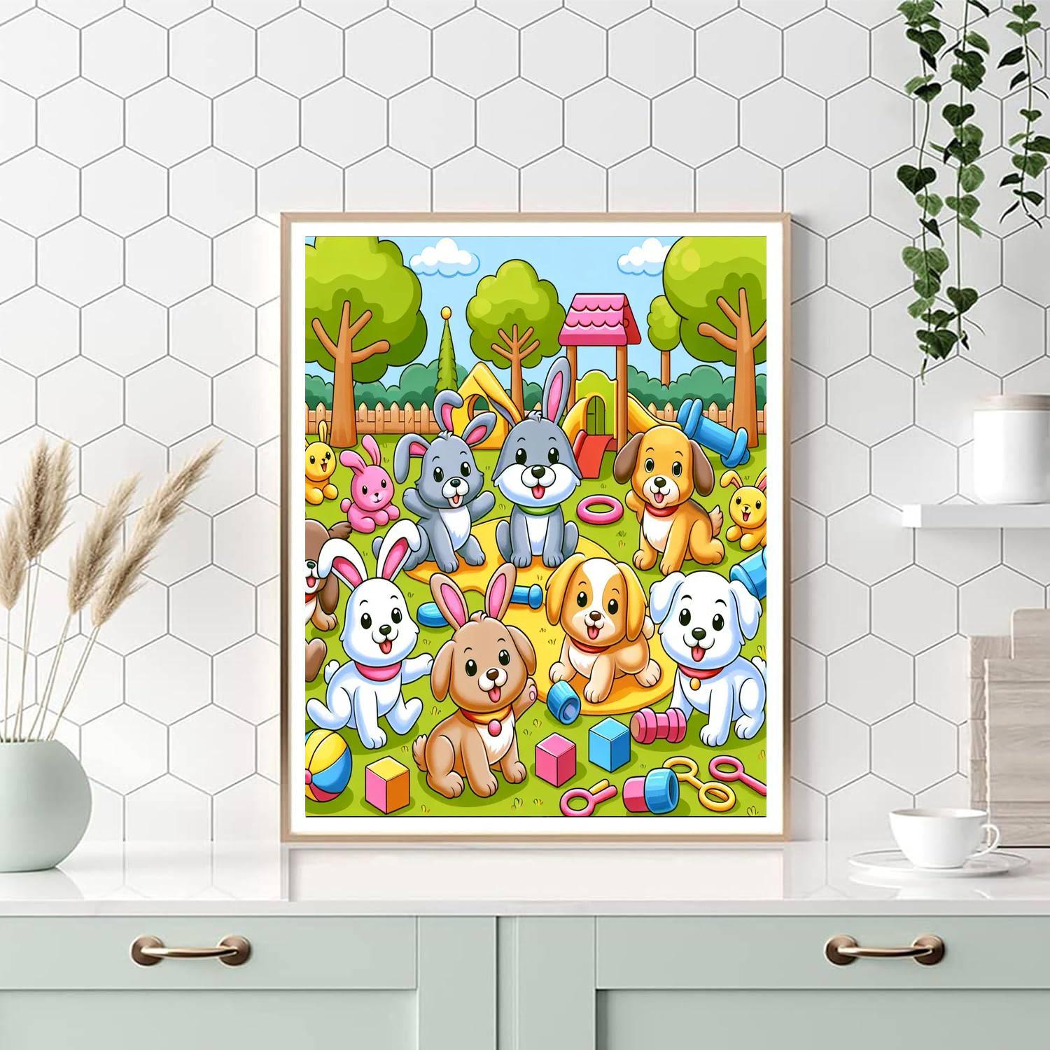 Animal Adventure Team Paint By Color