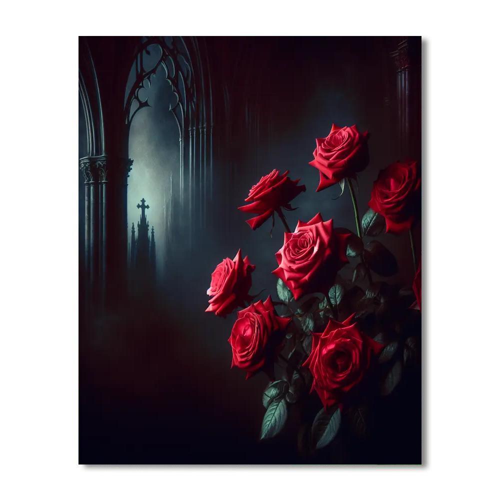 Gothic Rose Affair Paint By Color