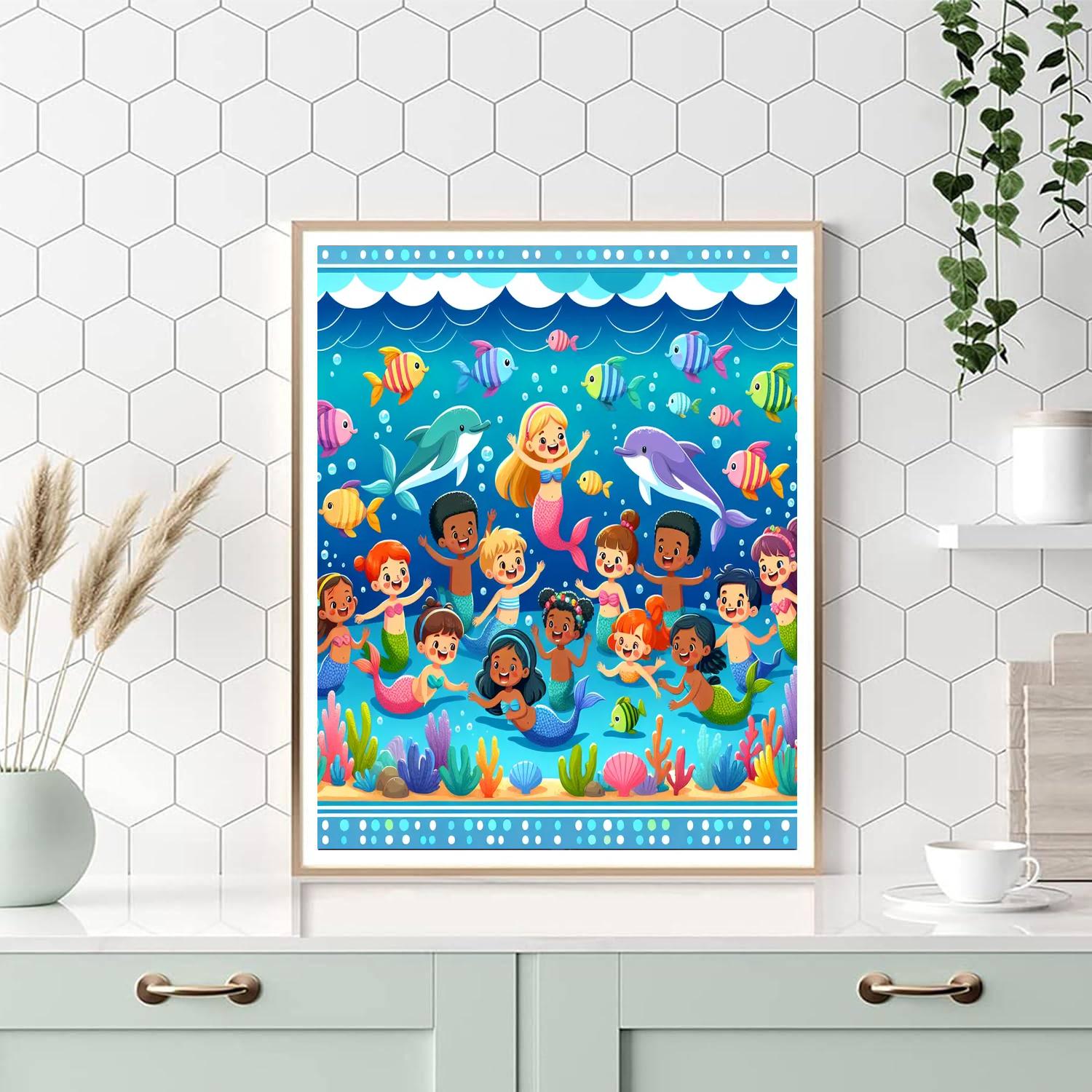 Magical Undersea Journey DIY Paint By Numbers