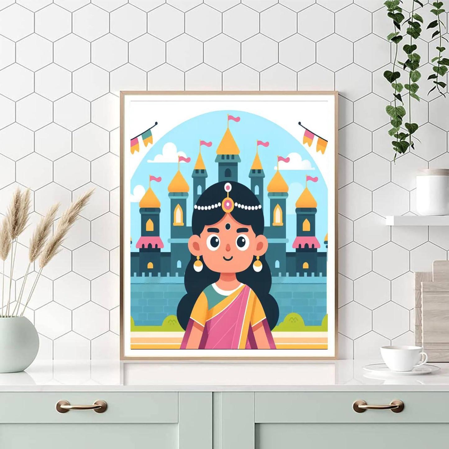 Princess Castle Dreams Numbered Painting Kits