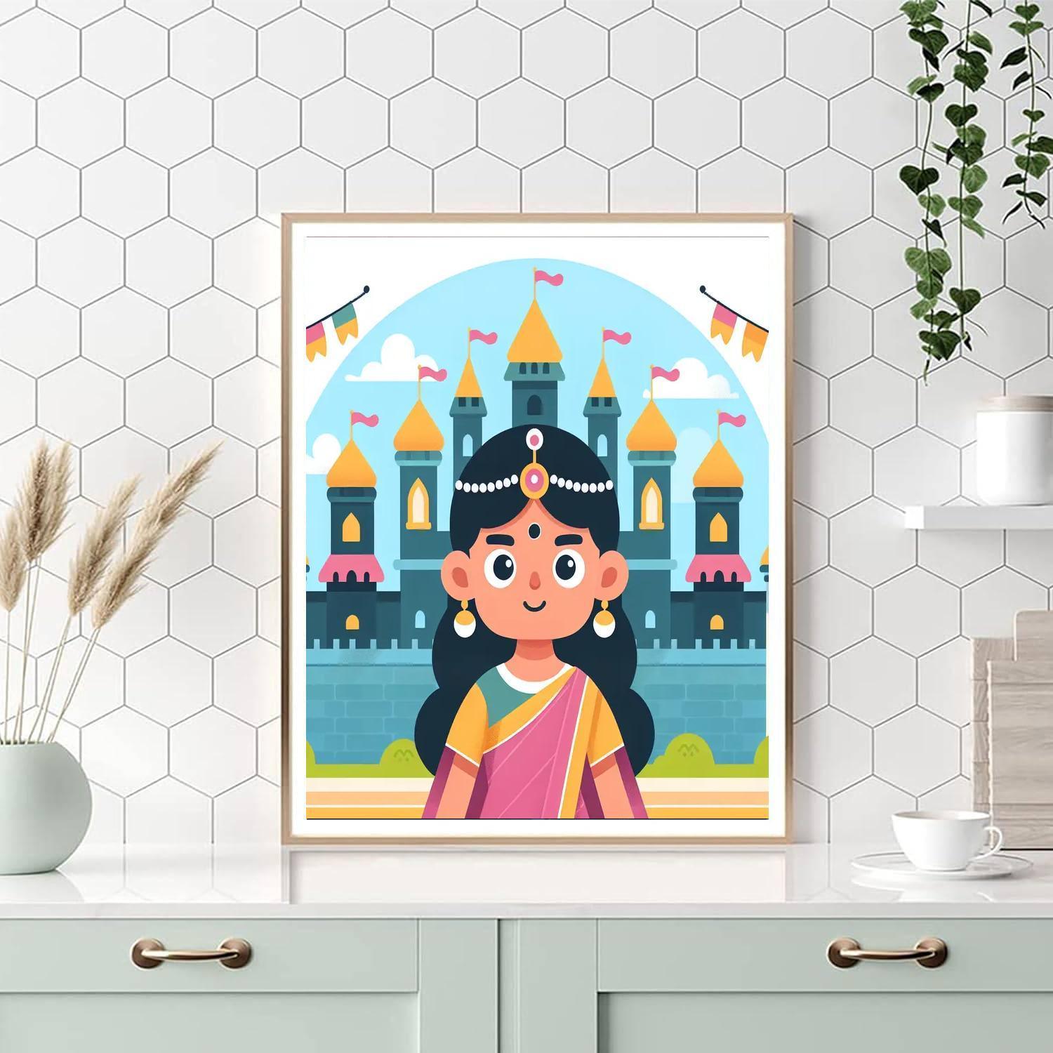 Princess Castle Dreams Numbered Painting Kits