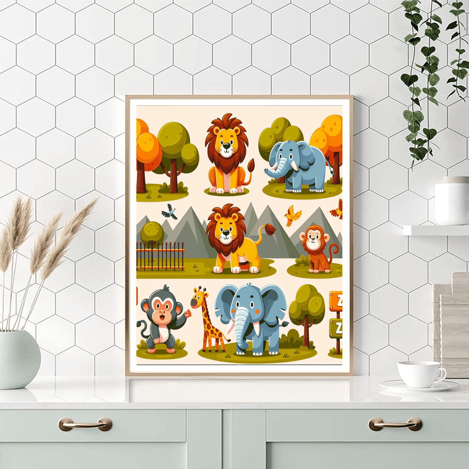 Zany Zoo Adventure Paint By Color