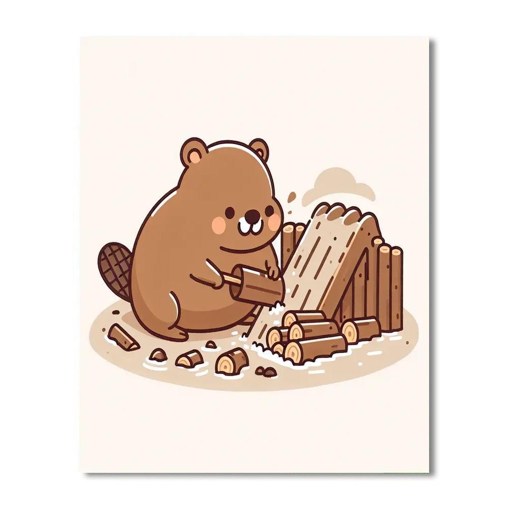 Busy Beaver Builder Number Painting