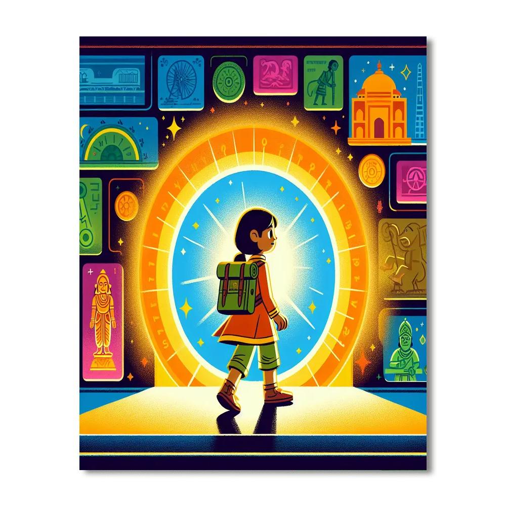 Time-travel Explorer Paint By Numbers Kits