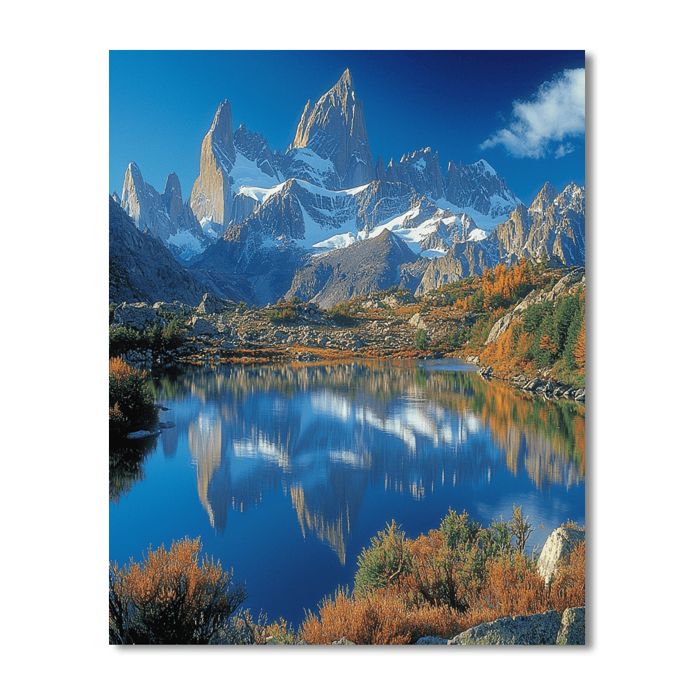 Mount Fitz Roy - Argentina Numbered Painting Kits