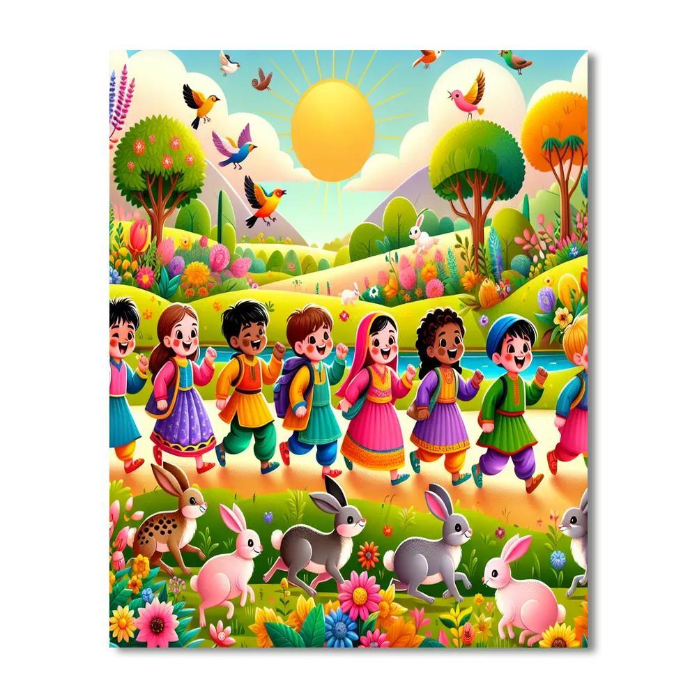 Joyful Nature Walk Paint By Number