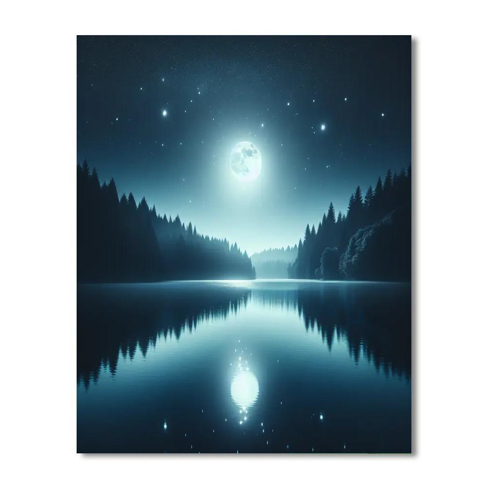 Silver Reflections Numbered Painting Kits