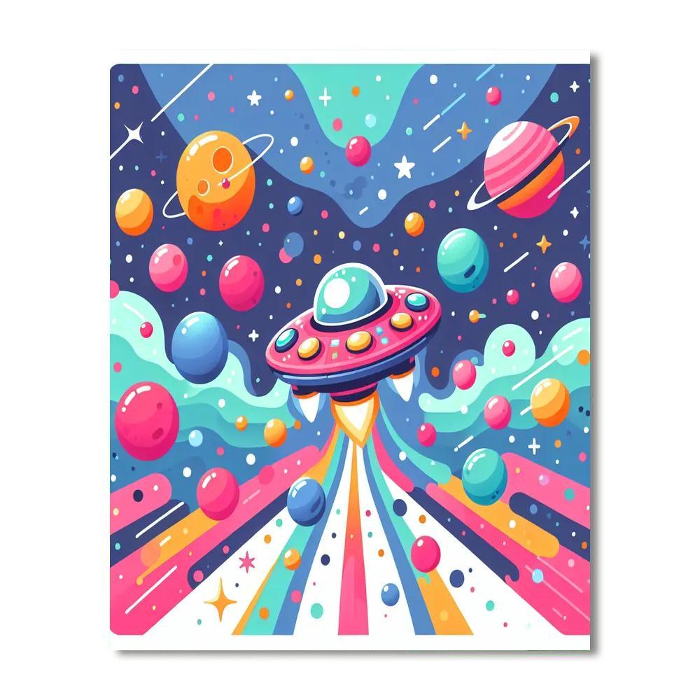 Cosmic Adventure Journey Numbered Painting Kits