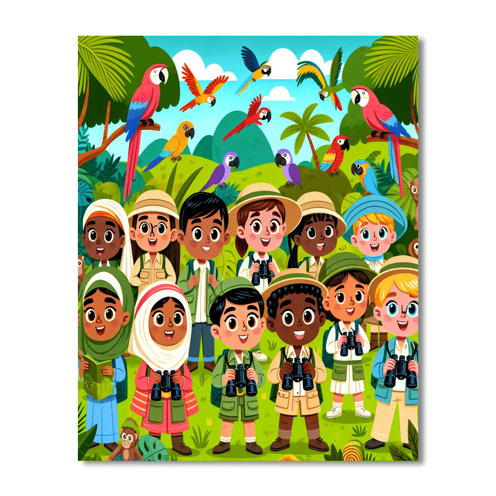 Little Explorers Painting By Numbers Kit