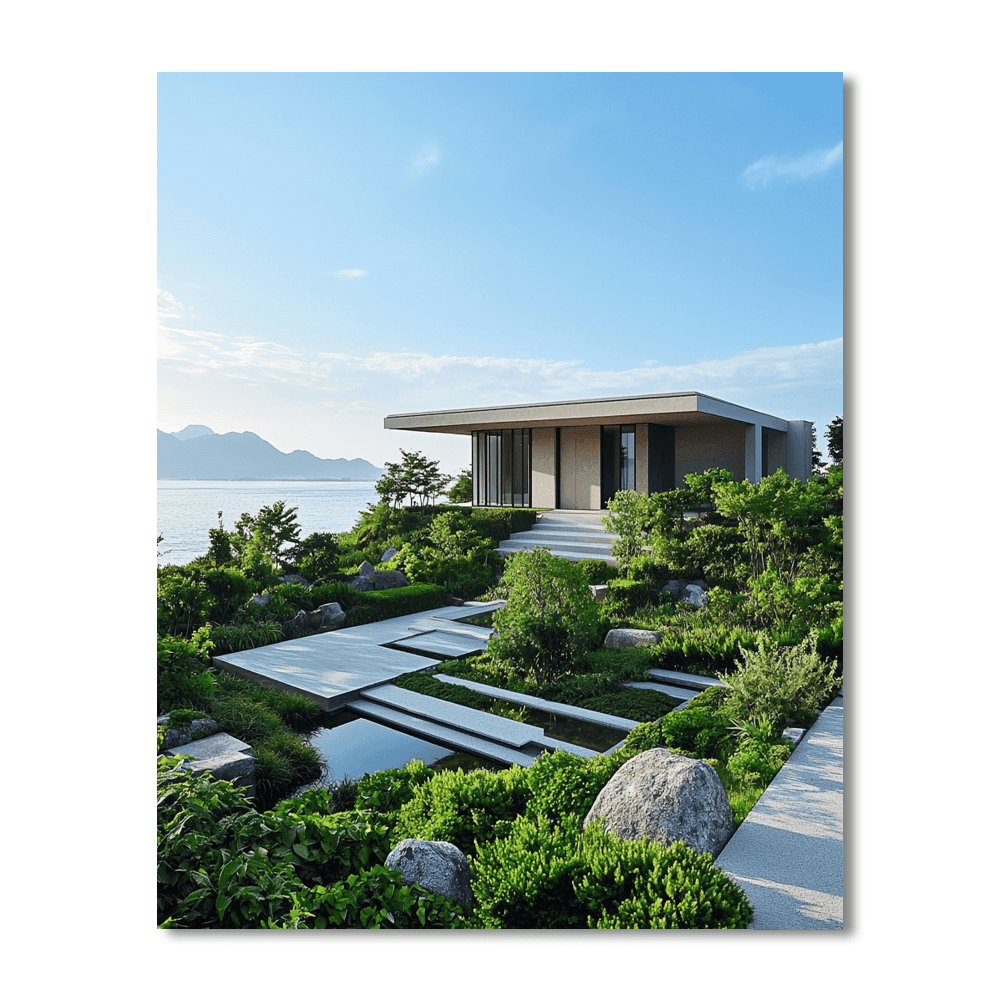 Naoshima Art Island - Japan Painting By Numbers Kit