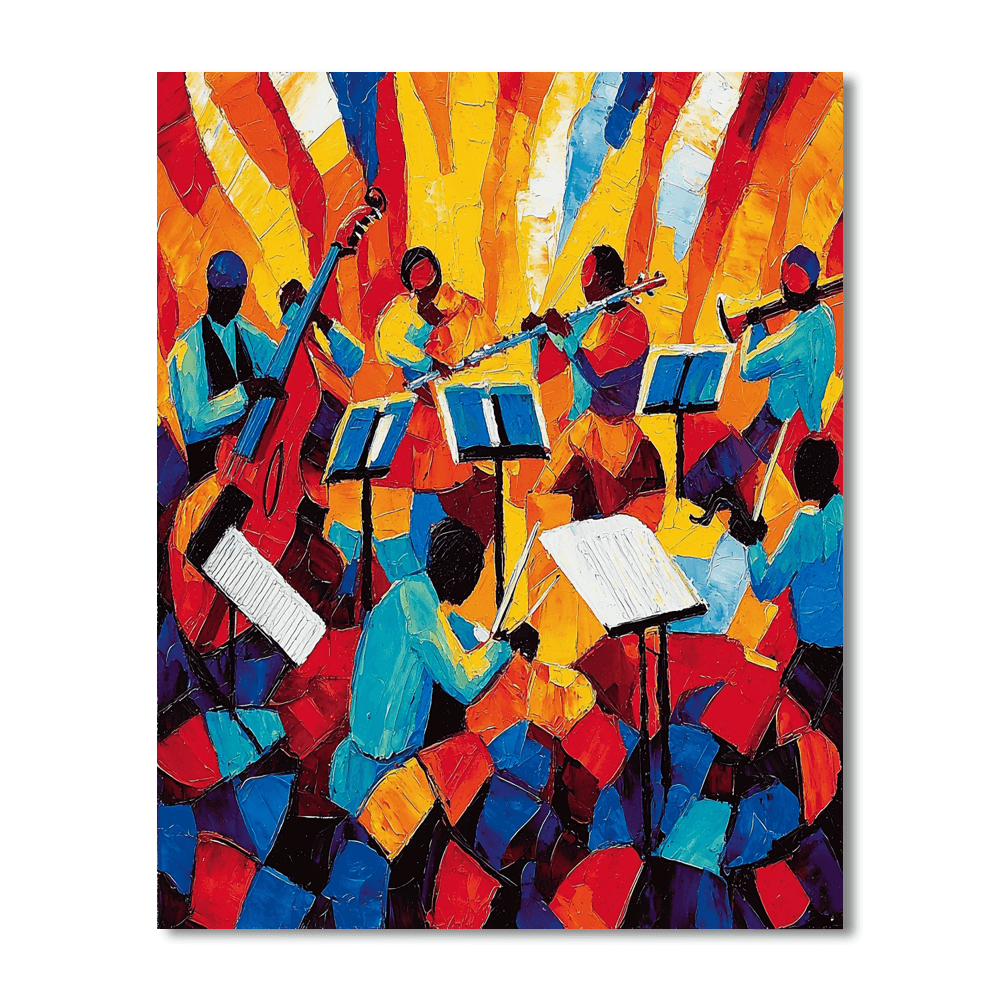 Henri Matisse Inspired Musical Moments  DIY Paint By Numbers