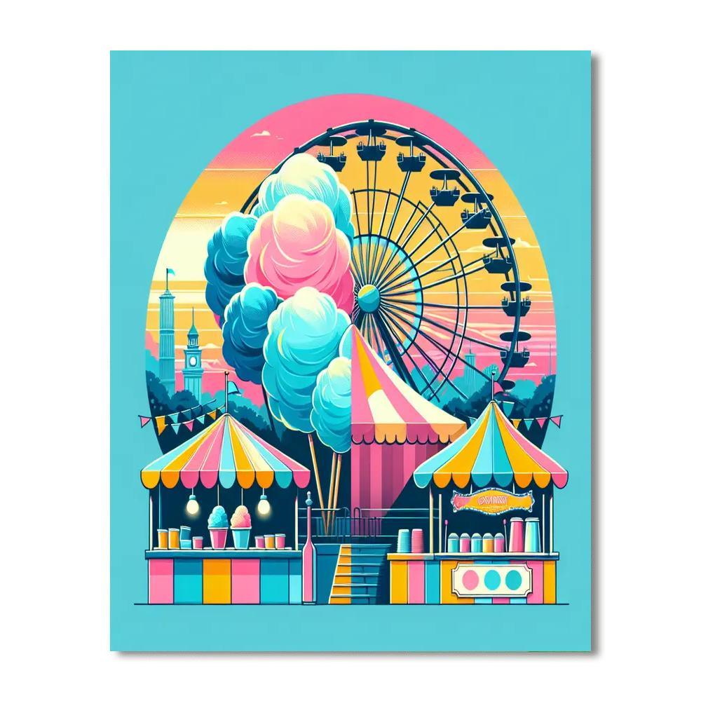 Summer Carnival Delight Numbered Painting Kits