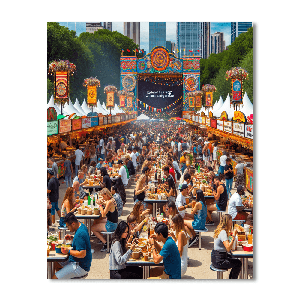 Taste Of Chicago Paint By Number