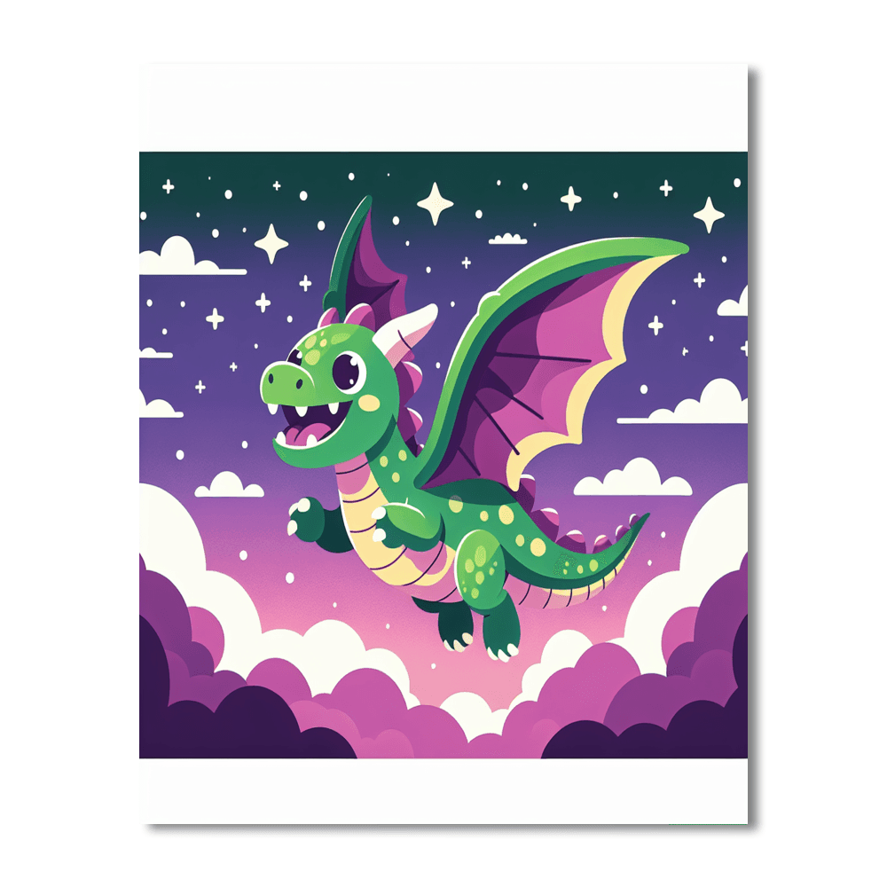 Delightful Dragon Paint By Numbers Kits