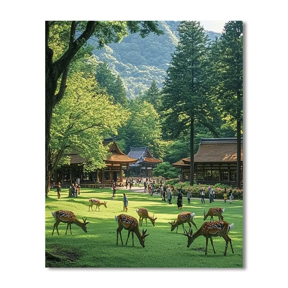 Nara Park - Japan Paint By Number