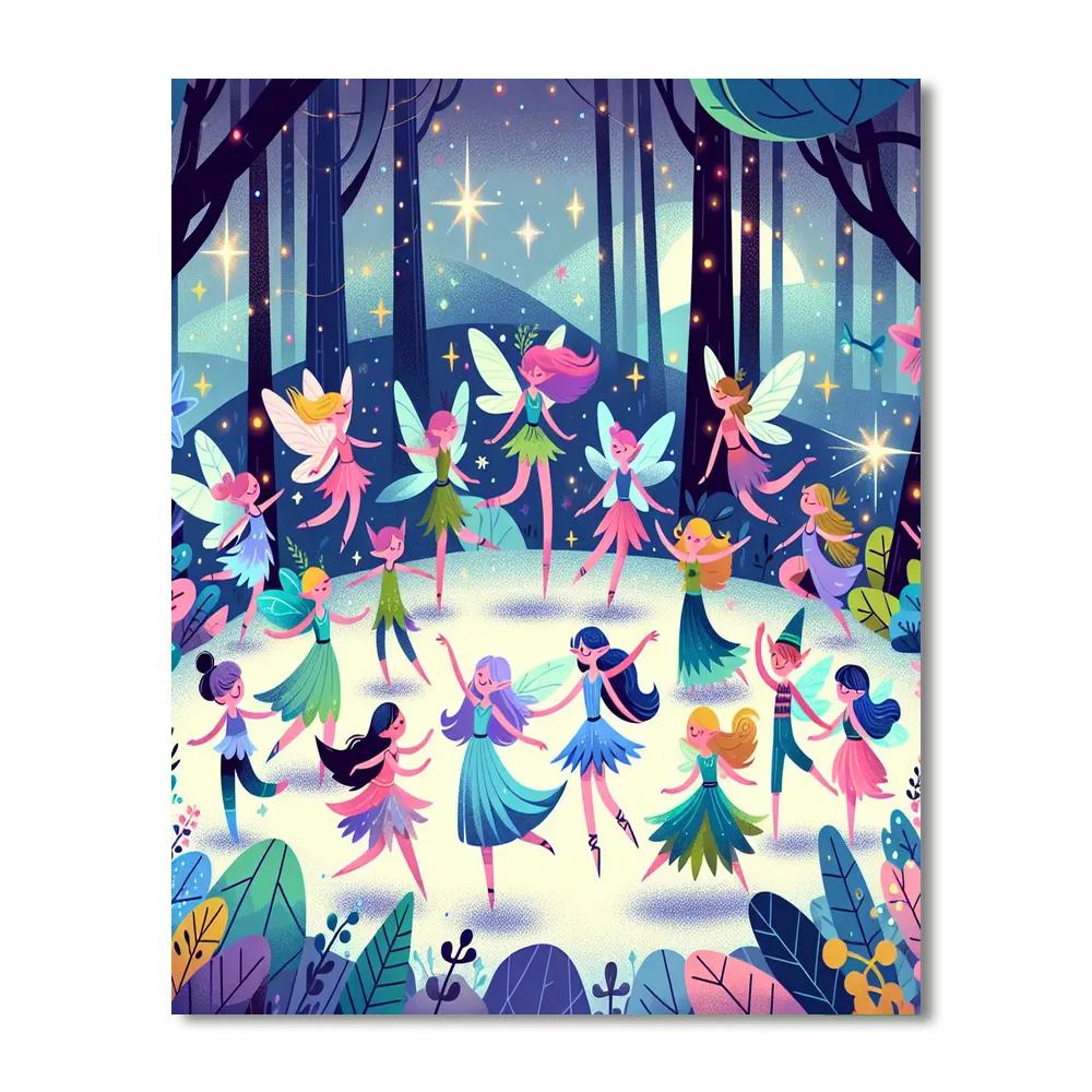 Enchanted Forest Dance Painting By Numbers Kit