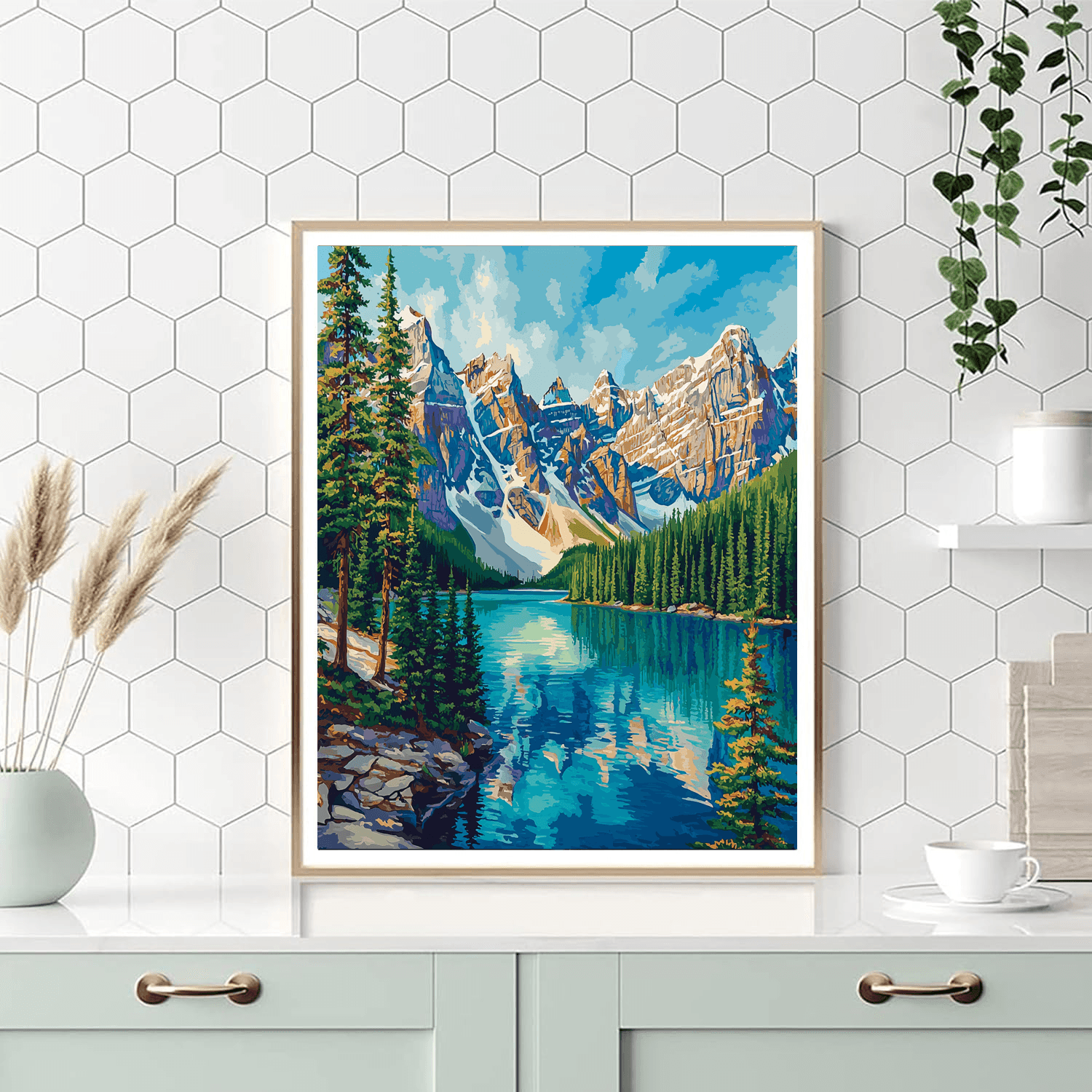 Moraine Lake - Canada Numbered Painting Kits