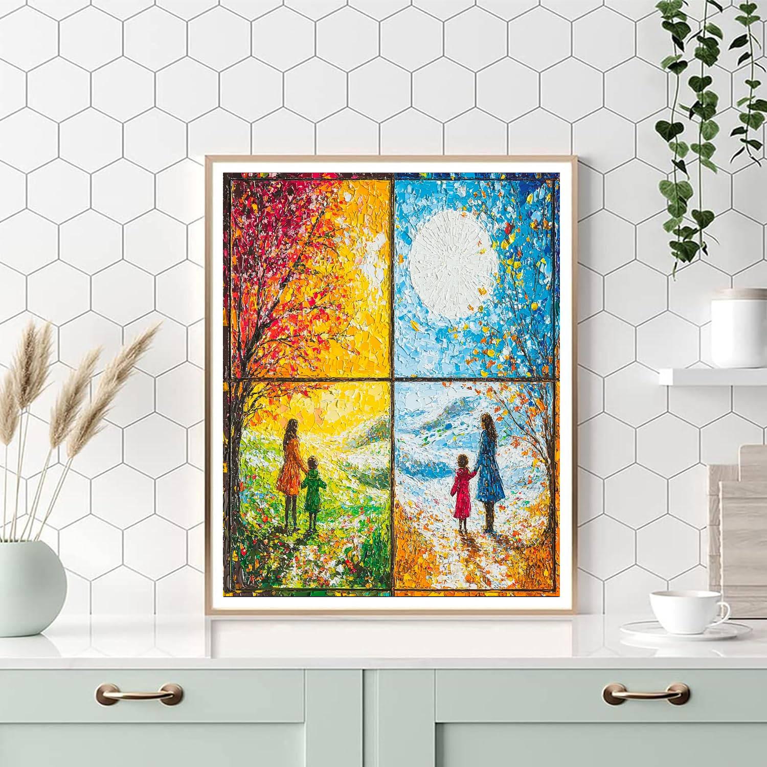 Seasons Of Love Painting Number Kit