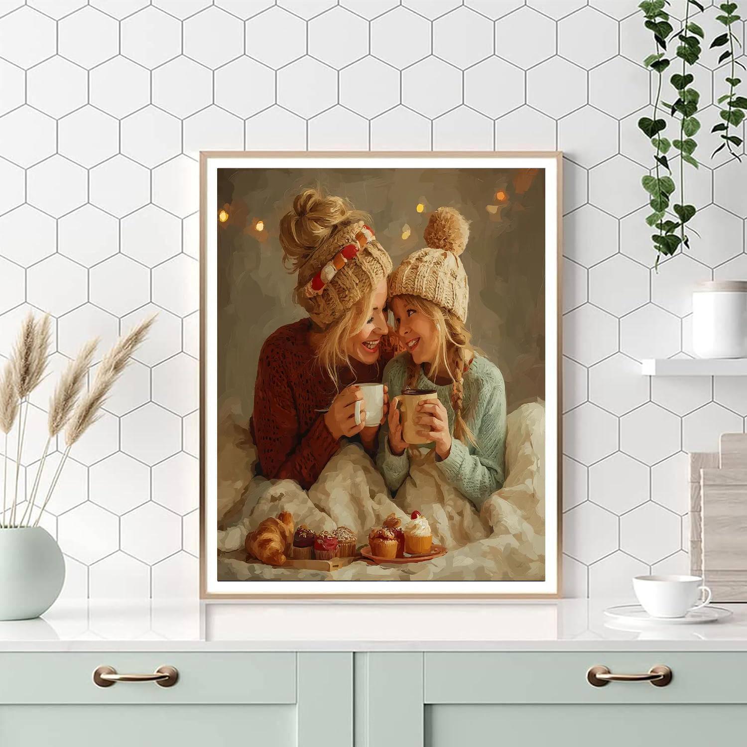 Happiness In A Cup Numbered Painting Kits