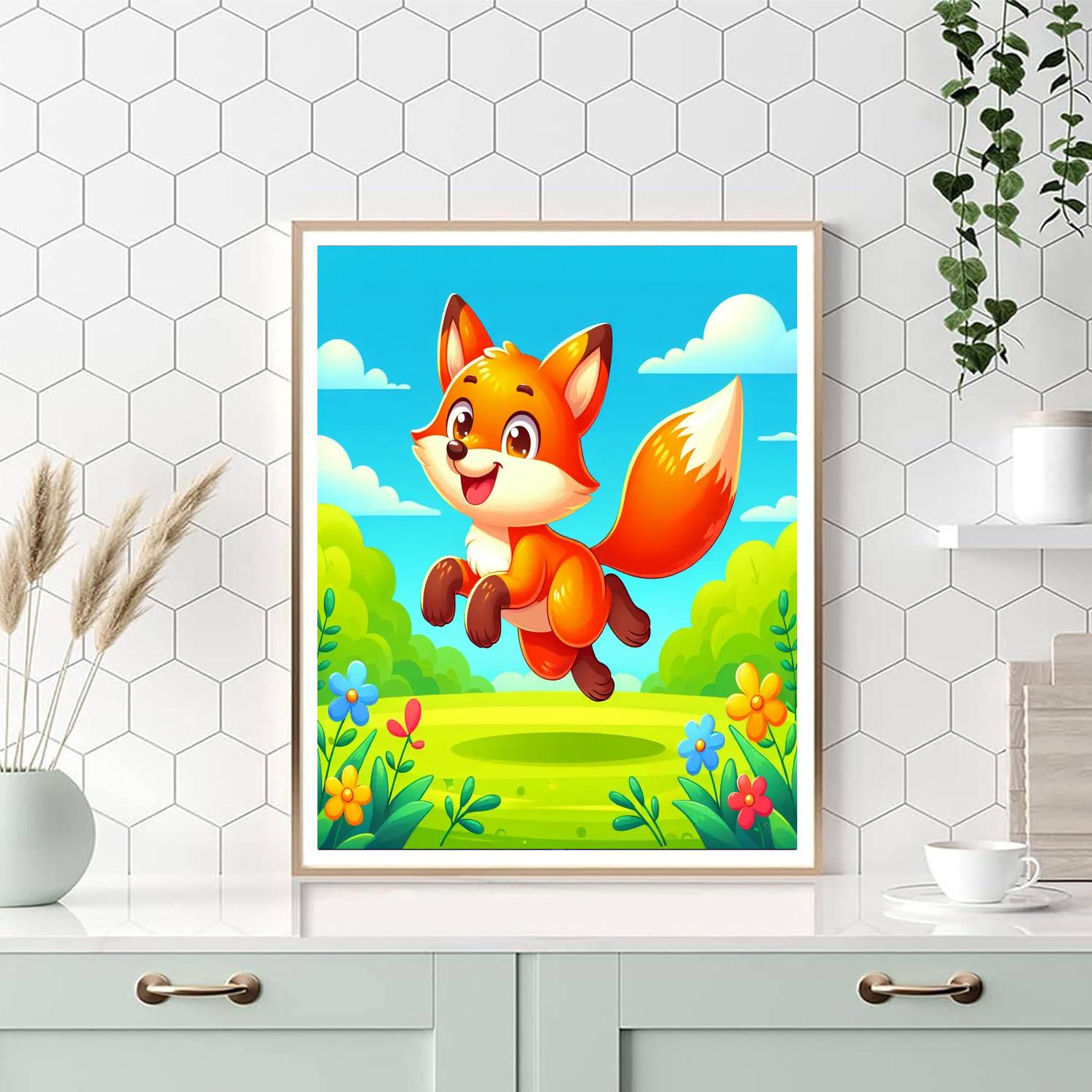 Lively Fox DIY Paint By Numbers