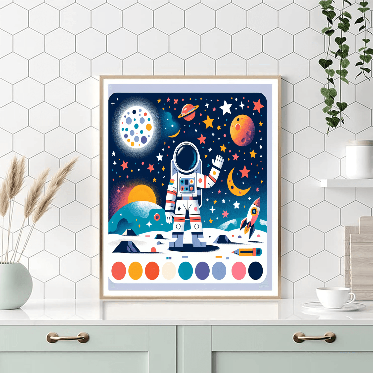 Space Mission Expedition Paint By Numbers Kits
