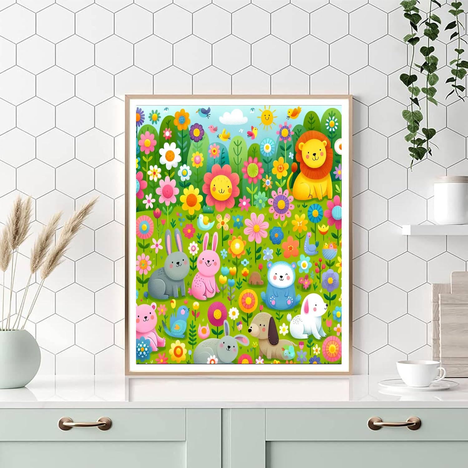 Springtime Frolic Fun Paint By Color