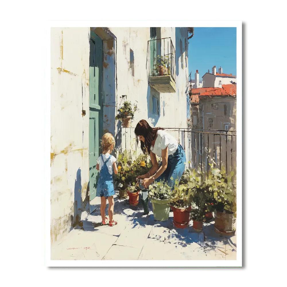 Balcony Blossoms Paint By Numbers Kits