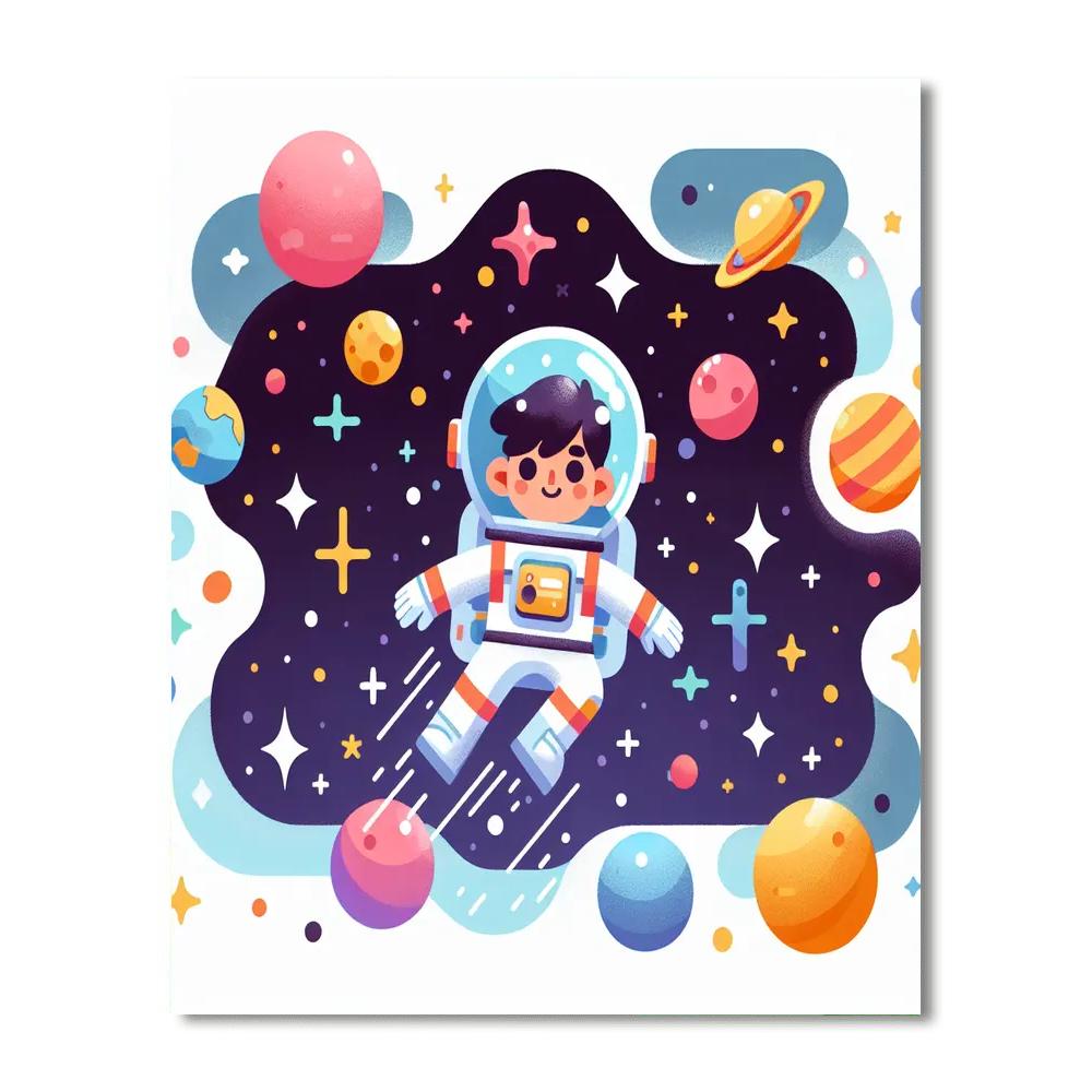 Galactic Explorer's Dream Numbered Painting Kits