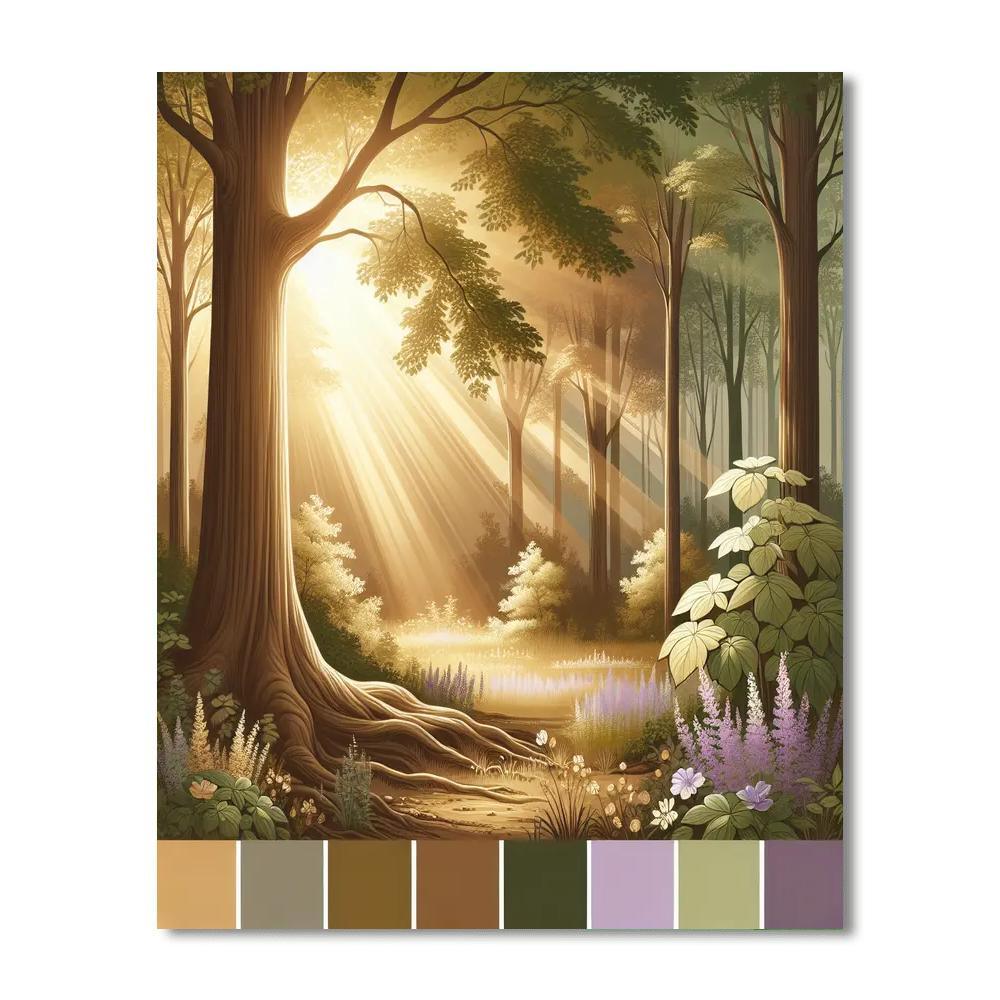 Dreamy Woodland Escape DIY Paint By Numbers