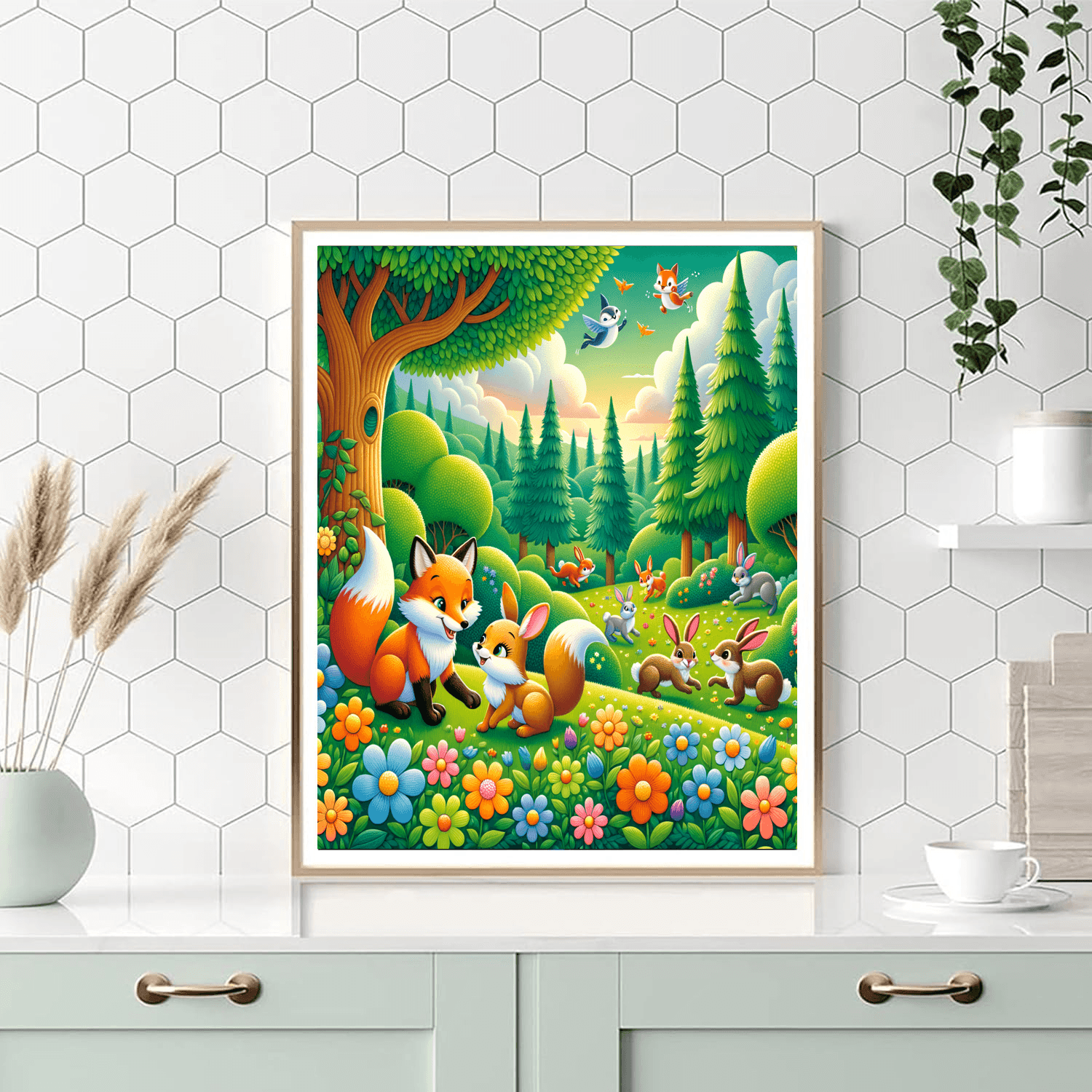 Fun Woodland Adventures Painting Number Kit