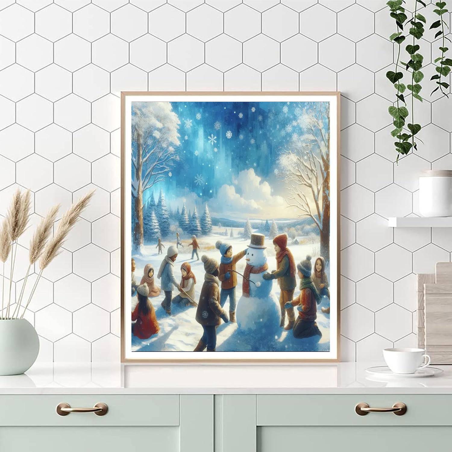 Wonders Of Winter Wonderland Numbered Painting Kits