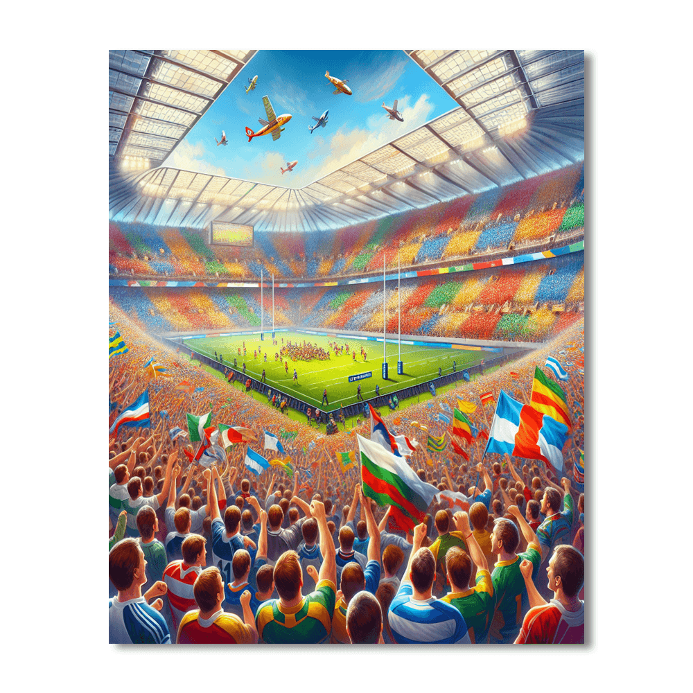 Rugby World Cup - Various Countries Number Painting