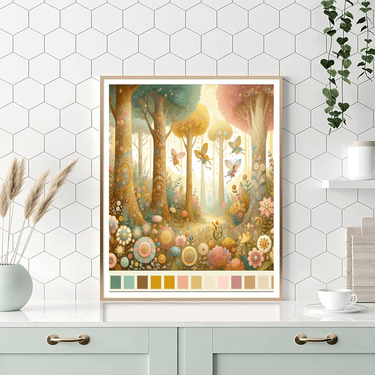 Fanciful Fairy Forest Painting By Numbers Kit