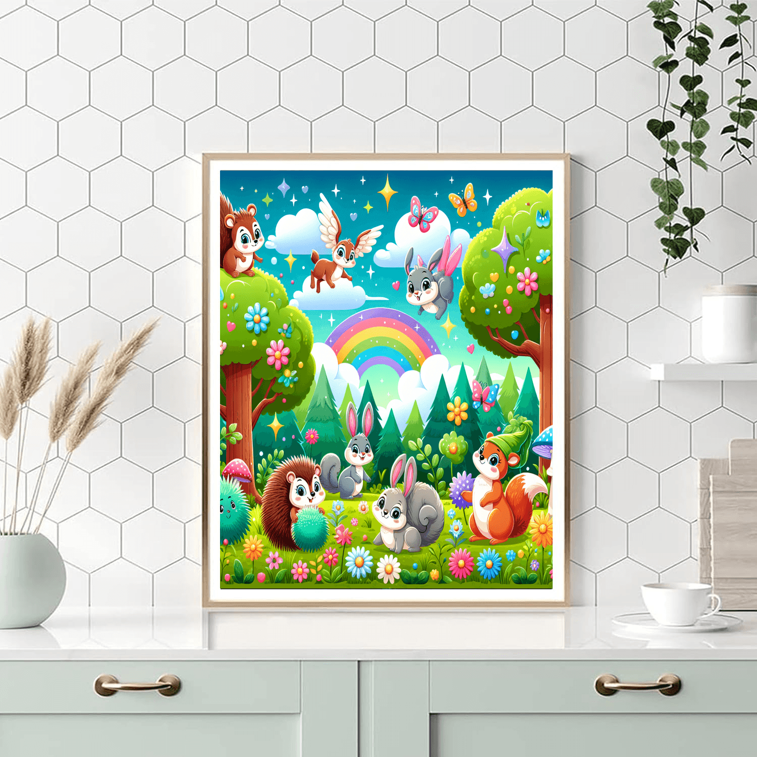 Wonderful Whimsical Woods Paint By Numbers