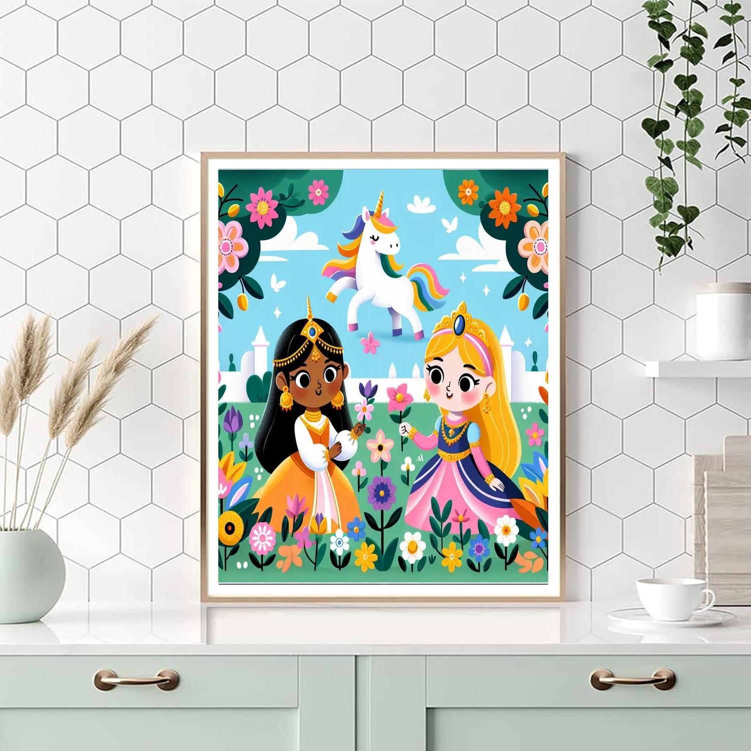 Fairytale Princesses Numbered Painting Kits