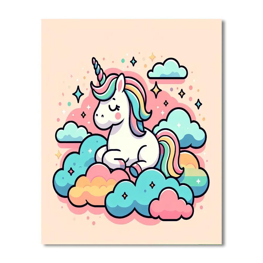 Sweet Dream Unicorn Numbered Painting Kits