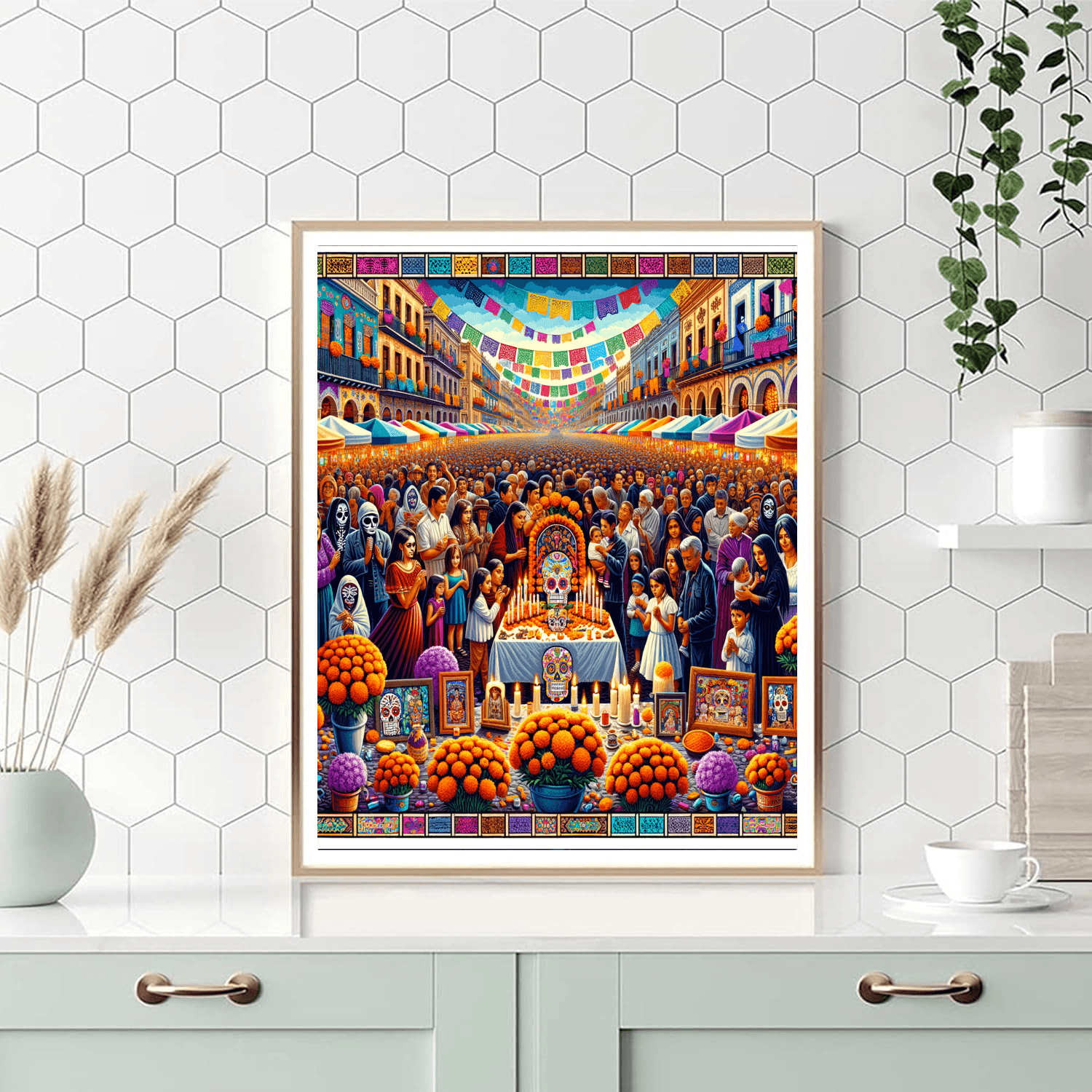 Day Of The Dead Festival Painting By Numbers Kit