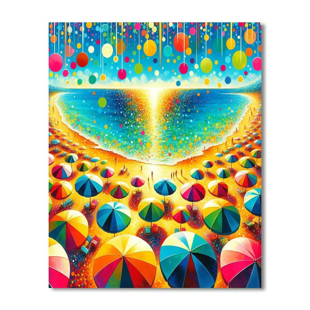 Vibrant Caribbean Bliss Numbered Painting Kits