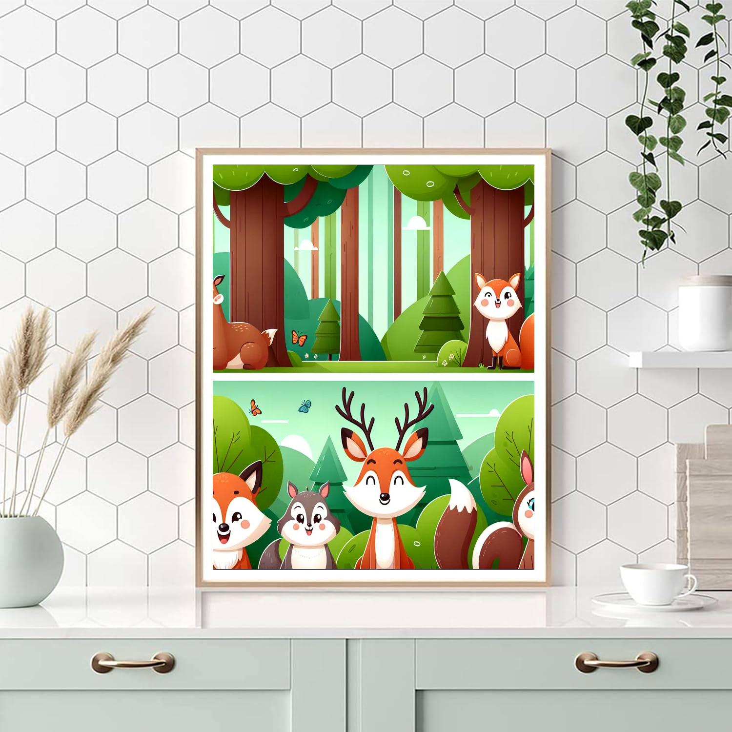 Secret Forest Kingdom Painting Number Kit