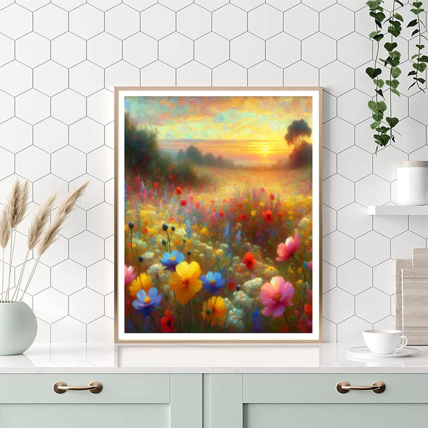 Floral Wilderness Adventure Numbered Painting Kits