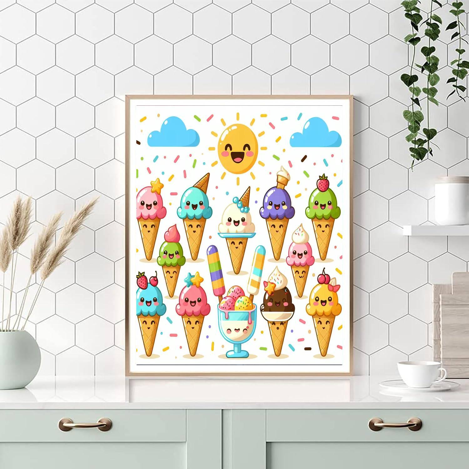 Delightful Ice Cream Treats Paint By Number